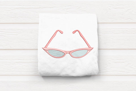 Vintage Cat Eye Glasses Embroidery Embroidery/Applique DESIGNS Designed by Geeks 