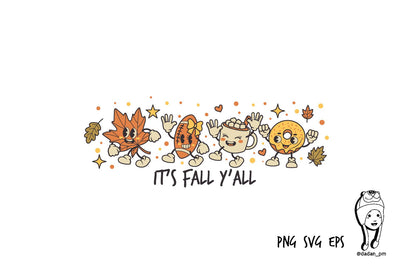 Vintage character fall vibes SVG dadan_pm 