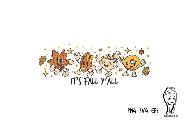 Vintage character fall vibes SVG dadan_pm 
