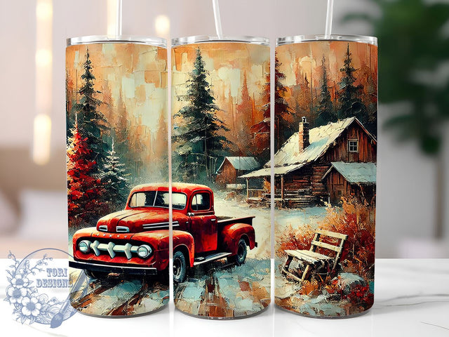 Vintage Chevy Truck 20oz Tumbler Wrap, Truck Lover Tumbler, 20oz Tumbler Wrap, Sublimation Tumbler, Vintage Truck Tumbler, Personalized Tumbler, Automotive Tumbler Sublimation ToriDesigns 