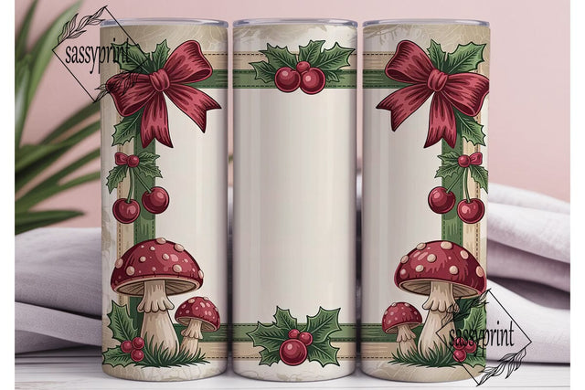 Vintage Christmas Cheer 20oz Tumbler Sublimation sassyprint 
