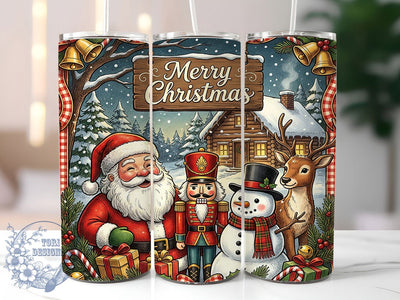 Vintage Christmas Crew 20oz Tumbler, Vintage Christmas, Christmas Crew, Vintage Xmas Crew, Christmas Crew PNG, Crew Tumbler PNG, Vintage Tumbler, 20oz Tumbler Wrap Sublimation ToriDesigns 