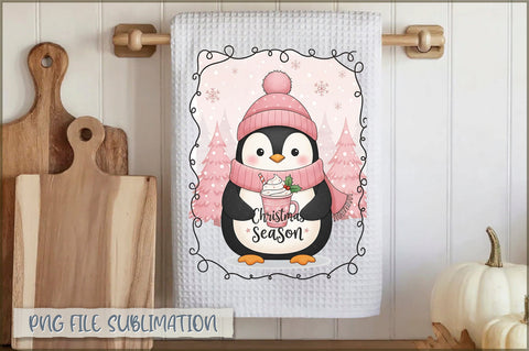 VIntage Christmas Kitchen Towel PNG Bundle Sublimation Shetara Begum 