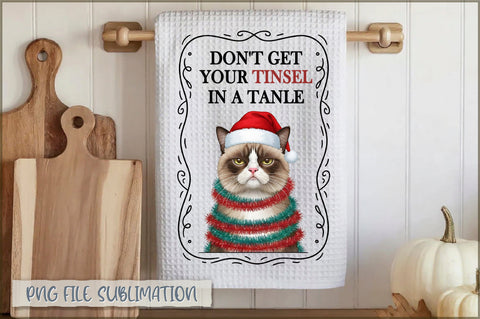 VIntage Christmas Kitchen Towel PNG Bundle Sublimation Shetara Begum 