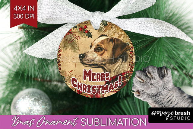 Vintage Christmas Ornament PNG - Retro Xmas Sublimation Sublimation OrangeBrushStudio 