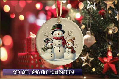 Vintage Christmas Ornaments Clipart PNG Sublimation Shetara Begum 