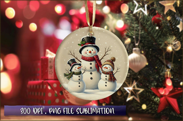 Vintage Christmas Ornaments Clipart PNG Sublimation Shetara Begum 