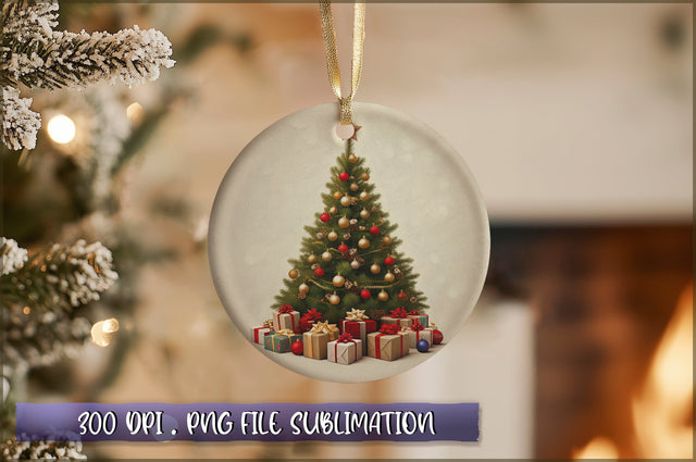 Vintage Christmas Ornaments Clipart PNG Sublimation Shetara Begum 