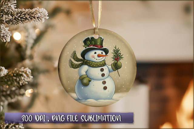 Vintage Christmas Ornaments Clipart PNG Sublimation Shetara Begum 