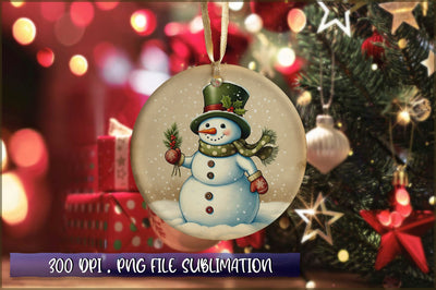 Vintage Christmas Ornaments Clipart PNG Sublimation Shetara Begum 