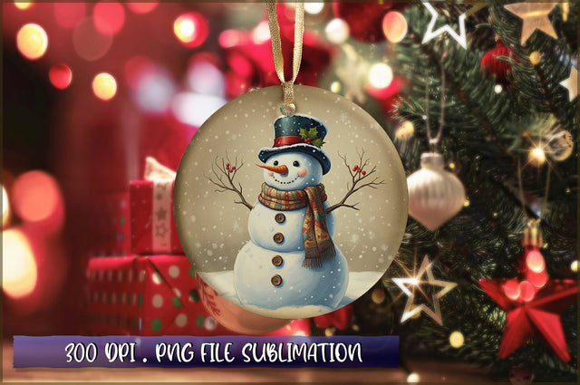 Vintage Christmas Ornaments Clipart PNG Sublimation Shetara Begum 