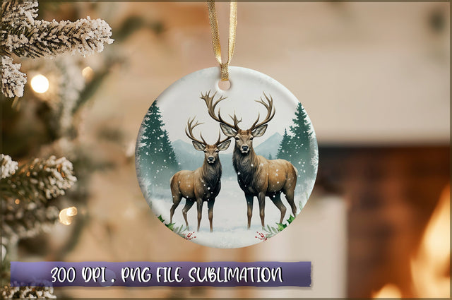 Vintage Christmas Ornaments Clipart PNG Sublimation Shetara Begum 