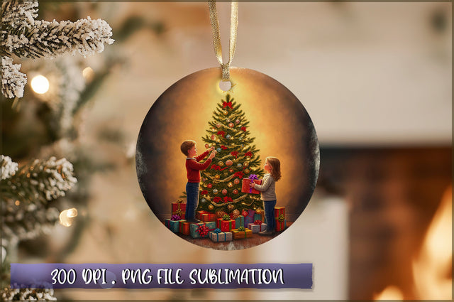 Vintage Christmas Ornaments Clipart PNG Sublimation Shetara Begum 