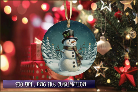 Vintage Christmas Ornaments Clipart PNG Sublimation Shetara Begum 