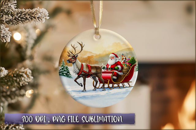 Vintage Christmas Ornaments Clipart PNG Sublimation Shetara Begum 