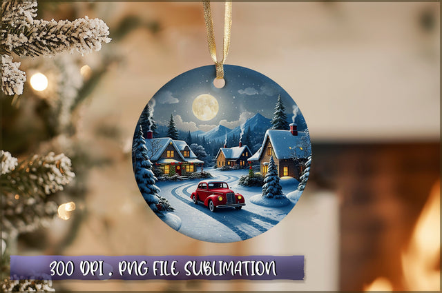 Vintage Christmas Ornaments Clipart PNG Sublimation Shetara Begum 