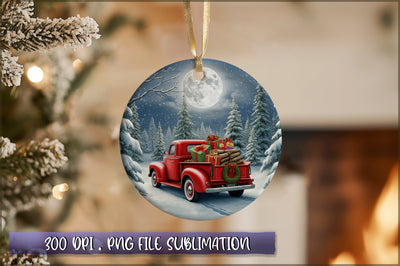 Vintage Christmas Ornaments Clipart PNG Sublimation Shetara Begum 