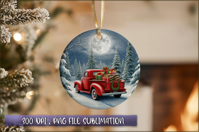 Vintage Christmas Ornaments Clipart PNG Sublimation Shetara Begum 