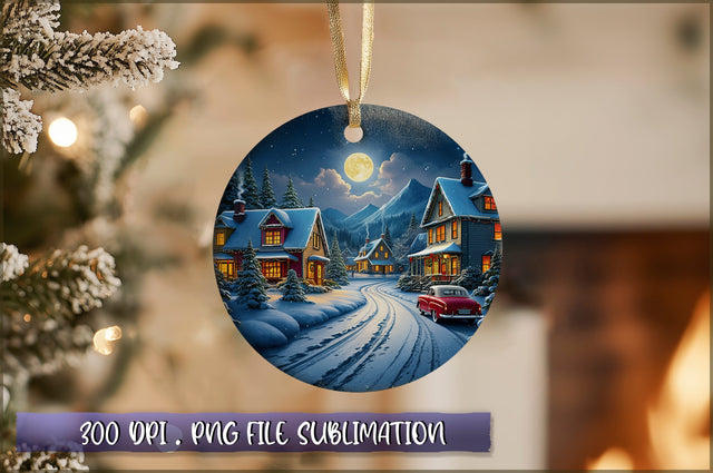 Vintage Christmas Ornaments Clipart PNG Sublimation Shetara Begum 