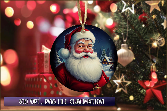 Vintage Christmas Ornaments Clipart PNG Sublimation Shetara Begum 