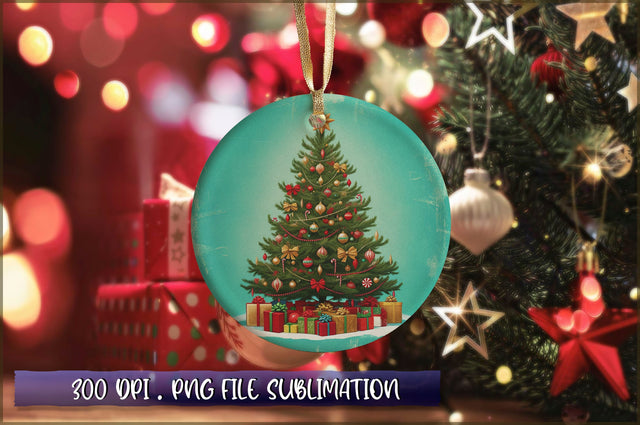 Vintage Christmas Ornaments Clipart PNG Sublimation Shetara Begum 