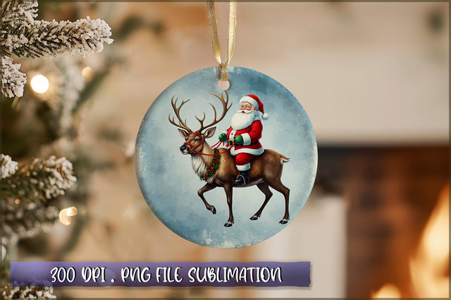 Vintage Christmas Ornaments Clipart PNG Sublimation Shetara Begum 