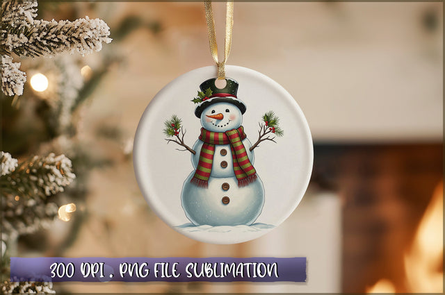 Vintage Christmas Ornaments Clipart PNG Sublimation Shetara Begum 