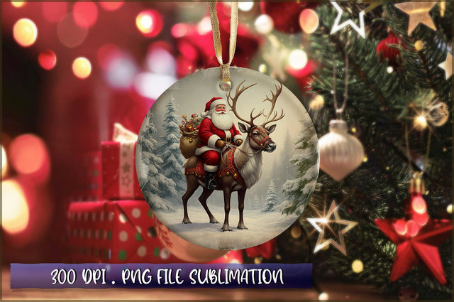 Vintage Christmas Ornaments Clipart PNG Sublimation Shetara Begum 