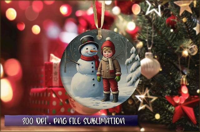 Vintage Christmas Ornaments Clipart PNG Sublimation Shetara Begum 