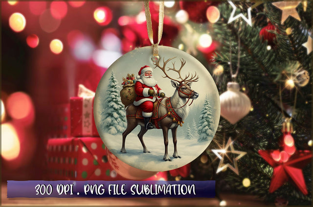 Vintage Christmas Ornaments Clipart PNG Sublimation Shetara Begum 