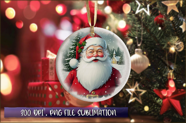 Vintage Christmas Ornaments Clipart PNG Sublimation Shetara Begum 