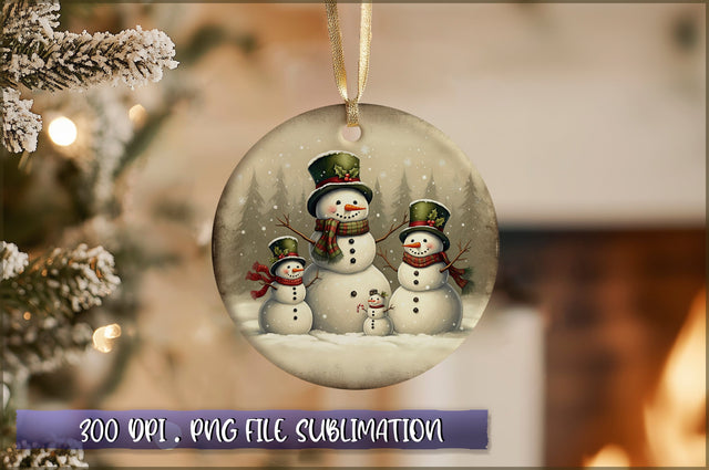 Vintage Christmas Ornaments Clipart PNG Sublimation Shetara Begum 