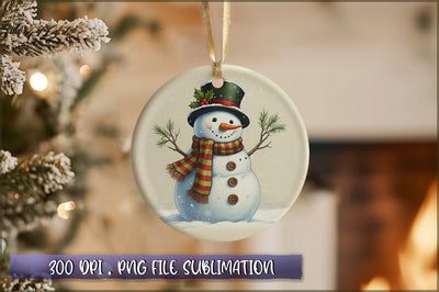 Vintage Christmas Ornaments Clipart PNG Sublimation Shetara Begum 
