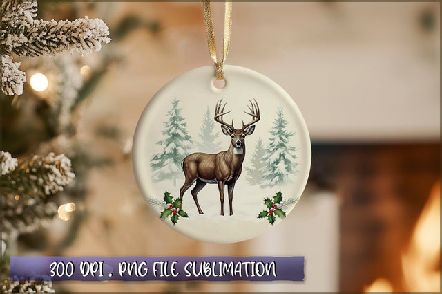 Vintage Christmas Ornaments Clipart PNG Sublimation Shetara Begum 