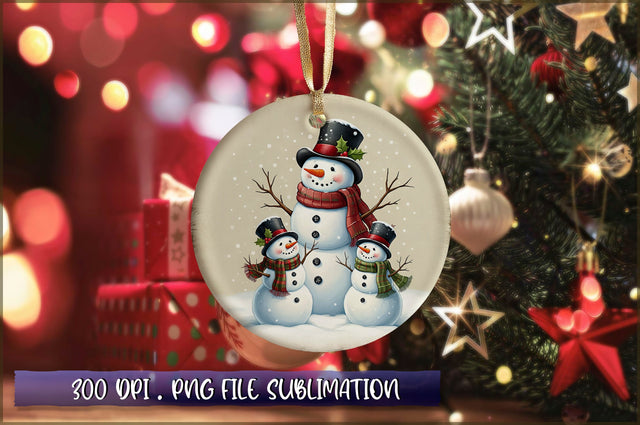 Vintage Christmas Ornaments Clipart PNG Sublimation Shetara Begum 