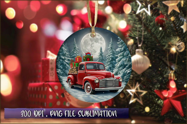 Vintage Christmas Ornaments Clipart PNG Sublimation Shetara Begum 