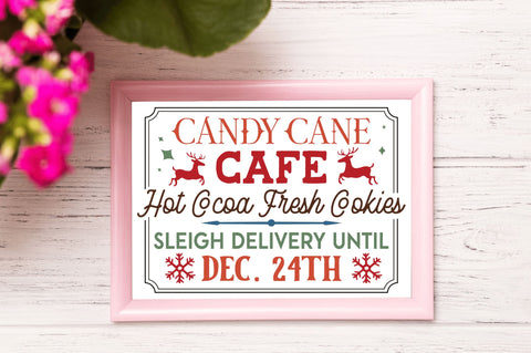 Vintage Christmas Sign SVG Bundle SVG Regulrcrative 