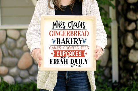 Vintage Christmas Sign SVG Bundle SVG Regulrcrative 