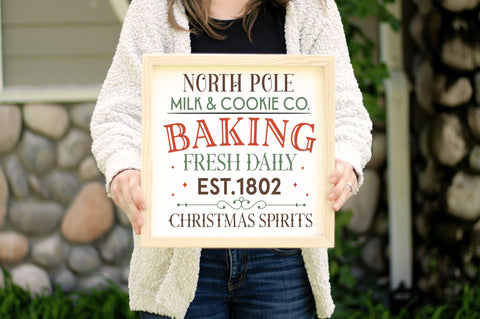 Vintage Christmas Sign SVG Bundle SVG Regulrcrative 