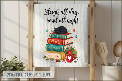Vintage Christmas Towel Sublimation Bundle Sublimation Shetara Begum 