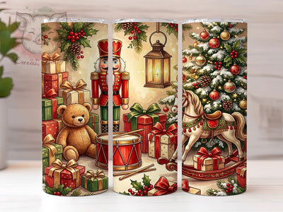 Vintage Christmas Toys 20oz Tumbler, Vintage Xmas Toys, Christmas Toys, Vintage Toys PNG, Vintage Christmas, Christmas Toys PNG, Vintage Toys Tumbler, 20oz Tumbler Wrap Sublimation Lara' s Designs 