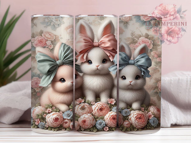 Vintage Classic Easter Bunny Tumbler, Spring Bunny Tumbler, Retro Easter Wrap, Classic Bunny Wrap, Stylish 20oz Wrap, Sublimation Design, Trendy Gift Idea Sublimation Li Zamperini 