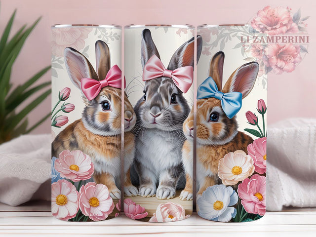 Vintage Classic Easter Bunny Tumbler, Spring Bunny Tumbler, Retro Easter Wrap, Classic Bunny Wrap, Stylish 20oz Wrap, Sublimation Design, Trendy Gift Idea Sublimation Li Zamperini 