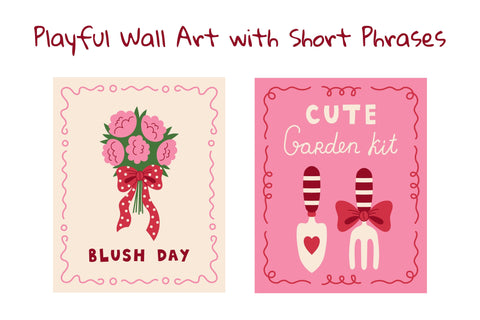 Vintage Coquette Garden Posters Digital Pattern Rin Green 