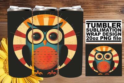 Vintage Creature Comforts Tumbler Wrap, Retro Sublimation Design, 20oz, Throwback Style Sublimation afrosvg 