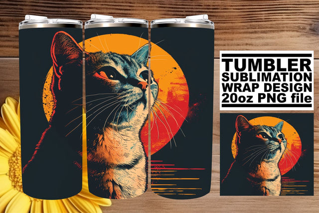 Vintage Creature Comforts Tumbler Wrap, Retro Sublimation Design, 20oz, Throwback Style Sublimation afrosvg 