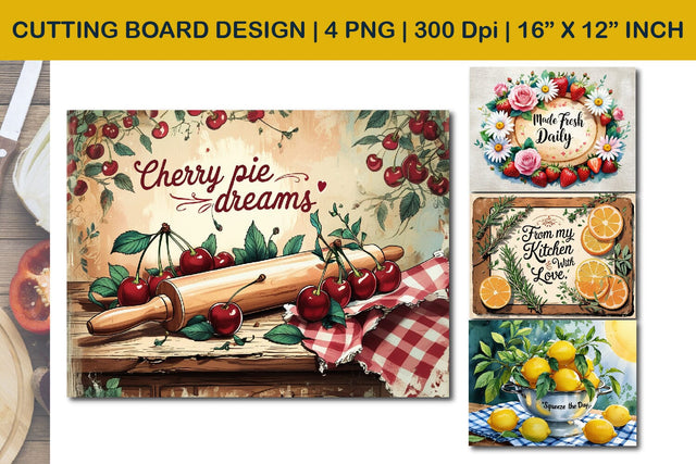 vintage cutting board design, cozy farmhouse kitchen Sublimation Paper Switch 