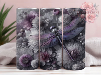 Vintage Dragonfly Retro Insect Tumbler Wrap, Dragonfly Tumbler Design, 20oz Tumbler Sublimation, Dragonfly Sublimation PNG, Retro Insect Wrap, Dragonfly Cup Design Sublimation Li Zamperini 