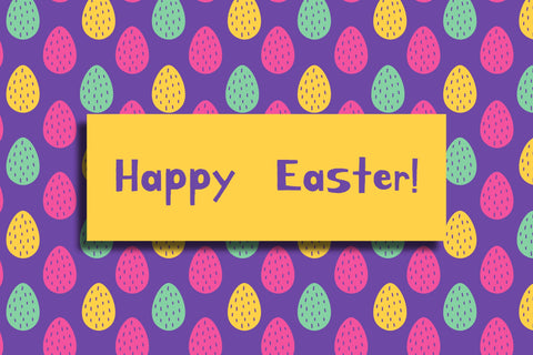 Vintage Easter Seamless Patterns Digital Pattern Rin Green 