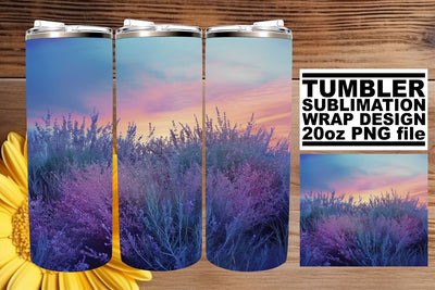 Vintage Floral Harmony: Sublimation 20oz Tumbler Wrap Sublimation afrosvg 